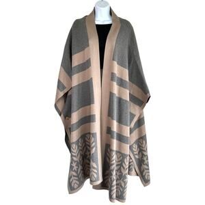 Oddbird Long Shawl NWT - Sarıl 4-Way Knit - Printed Latte